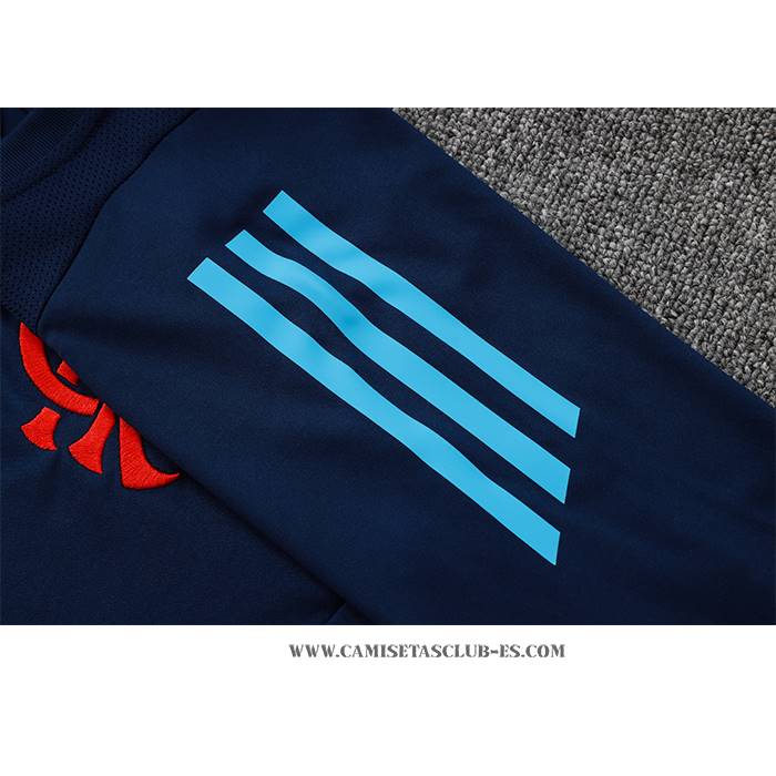 Chandal del Flamengo 24-25 Manga Corta Azul - Pantalon Corto